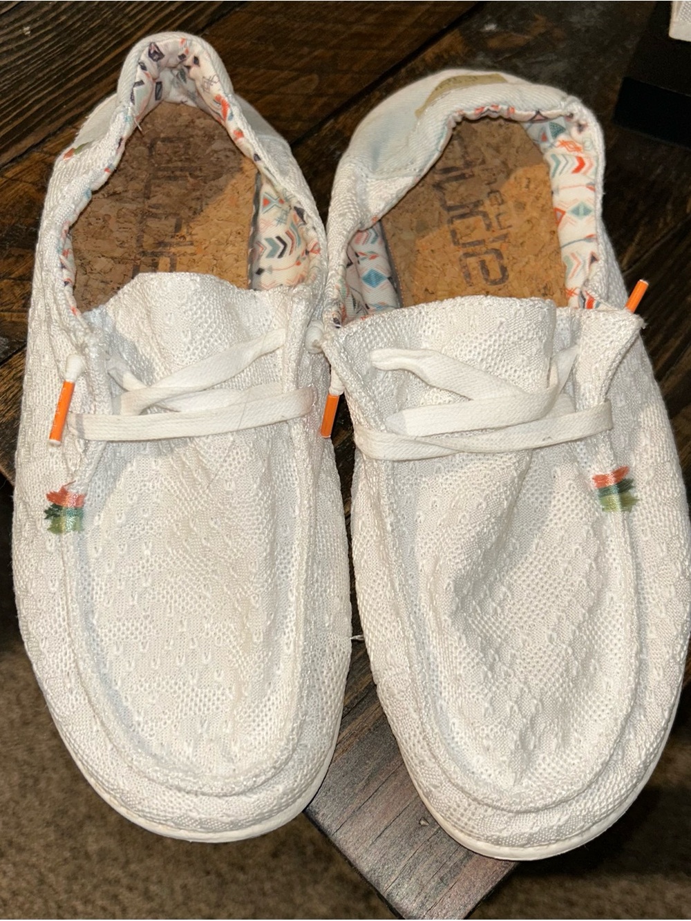 Hey Dude Wendy Boho crochet shoes